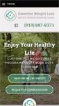 Mobile Screenshot of essentialweightloss.com